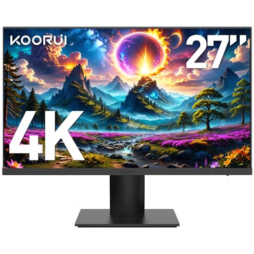 【美品】KOORUI 27インチ ４Kモニター KR-N07　フィルム付 楽天市場】【10%OFFクーポン】4Kモニター 27インチ IPSパネル